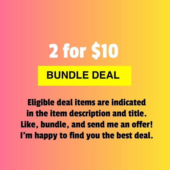 Bundle Deal! 2for$10 - Picture 1 of 2